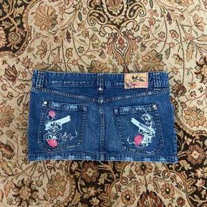 hustler mini skirt - SOLD